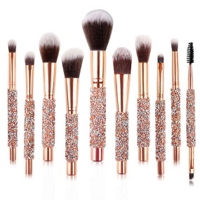 Makeup Set Supplier - BS10A Professional High Quality Vegan 10 Pieces Diamond