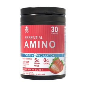 OEM Post-Workout Strawberry Flavor Muscle Recovery Energy Protein Powder with Amino Acids and Vitamin C Immune Support