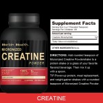 OEM Custom Creatine Monohydrate Powder High Quality Creatine Powder 600 Grams Unflavored Pure Creatine Monohydrate Powder