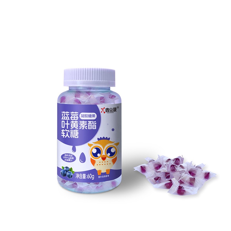 OEM Blueberry-Flavored Eye Health Supplements & Vitamins Support Vision Health for Adults Not for Pregnant Women or Newborns