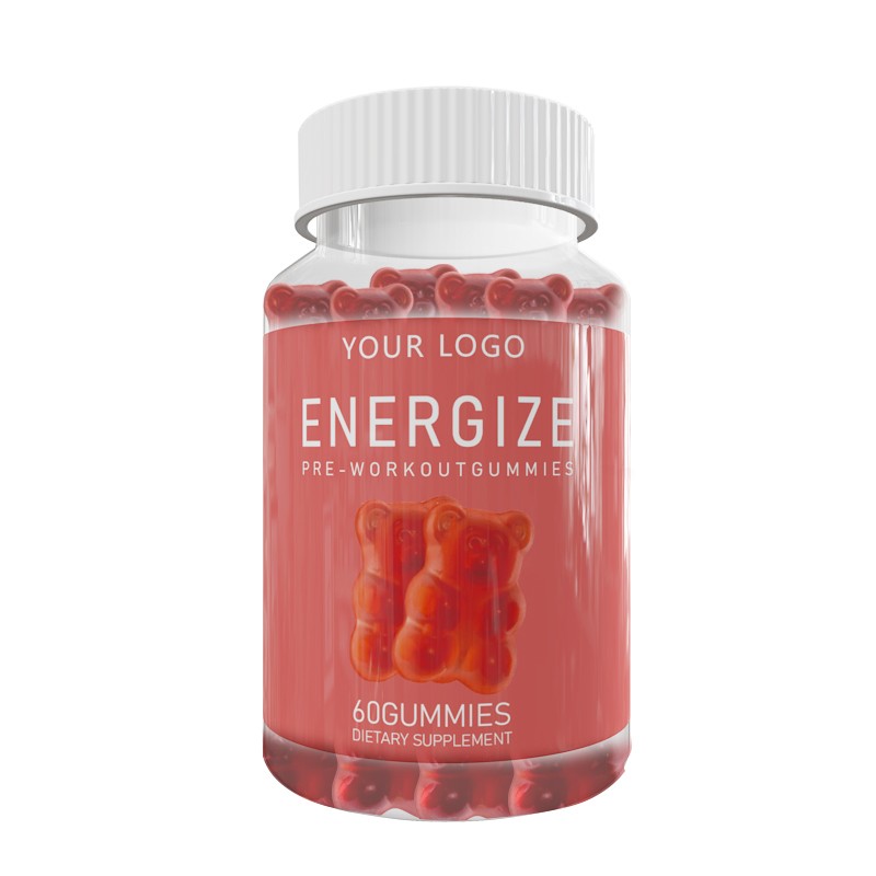 OEM Custom Energy Gummies Healthcare Supplements Haelth Enhancement Sports Supplements Pre Workout Gummies