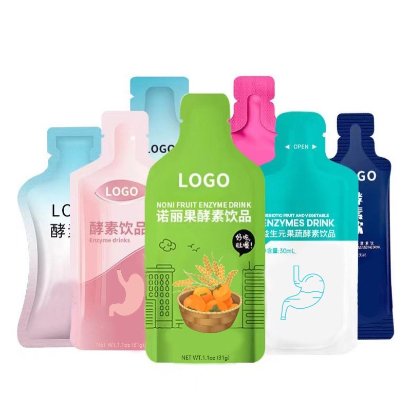 Energy Gel Sports Nutrition Tropical with Fruit Juice Electrolyte Energy Gel Private Label