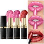 Glitter Lipstick Factory - 10 Color Waterproof Full Coverage Pearlescent