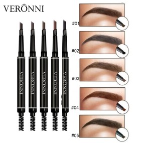 Eyebrow Pen Factory - Waterproof High Pigment 5 Color Rotatable Double Ended