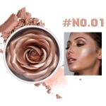 Blush Highlighter Manufacturer - Facial 3D Rose Blush Cheek Contour Shimmer