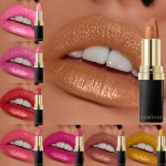 Glitter Lipstick Factory - 10 Color Waterproof Full Coverage Pearlescent