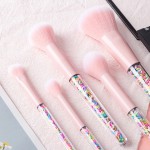Makeup Brush Set Manufacturer - Wholesale Hot pink Candy Sprinkle Cute Brush