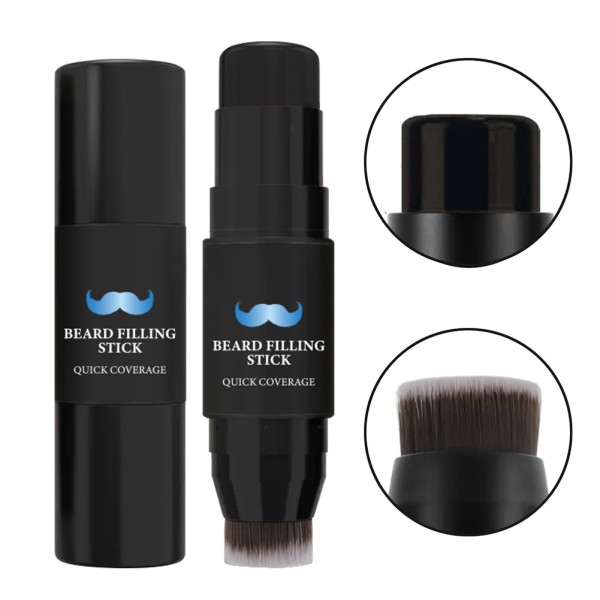 Beard Dye Stick Supplier - 2-in-1 Stock 4-Color Beard Pen Thickening Balm