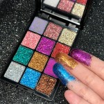 Eye Shadow Palette Supplier - 12 Colors Matte Glitter Natural High Pigment