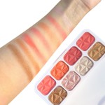 Blush Powder Factory - 8 Color Press Powder Shimmer Face Makeup Cheek Blush