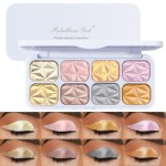 Highlighter Palette Supplier - Cosmetics 8 Color Face Long Lasting Shimmer