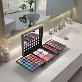 Makeup Kit Supplier - 78-Color Full Glitter Eyeshadow Lip Gloss Palette