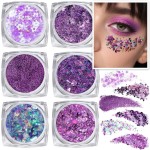 Chunky Glitter Manufacturer - 6 Color Cosmetic Chunky Glitter Shimmer Body