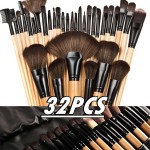 Makeup Brushes Supplier - Wholesale 32pcs Cosmetic Tool Kit With PU Bag