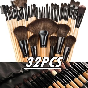 Makeup Brushes Supplier - Wholesale 32pcs Cosmetic Tool Kit With PU Bag