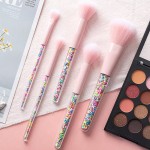 Makeup Brush Set Manufacturer - Wholesale Hot pink Candy Sprinkle Cute Brush