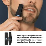 Beard Pencil Supplier - 2 in 1 Beard Pencil Filling with Brush for Men