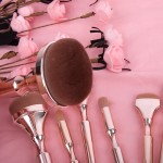 Pink Makeup Brushes Factory - Professional 9Pcs Pink Cosmetic Brush Kits
