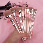 Pink Makeup Brushes Factory - Professional 9Pcs Pink Cosmetic Brush Kits