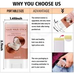 Hair Wax Stick Supplier - Wholesale 15g Long Lasting Anti Frizz Slick