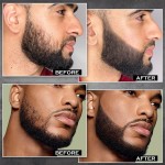 Beard Filler Pen Kit Supplier - VERONNI Waterproof Double-head Black with Brush