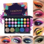 Eyeshadow Palette Factory - 29 Colors Pearlescent Glitter Smoky Multi-color