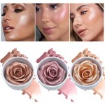 Rose Blush Supplier - 3D Rose Blush Highlighter Cheek Contour Flower Petals