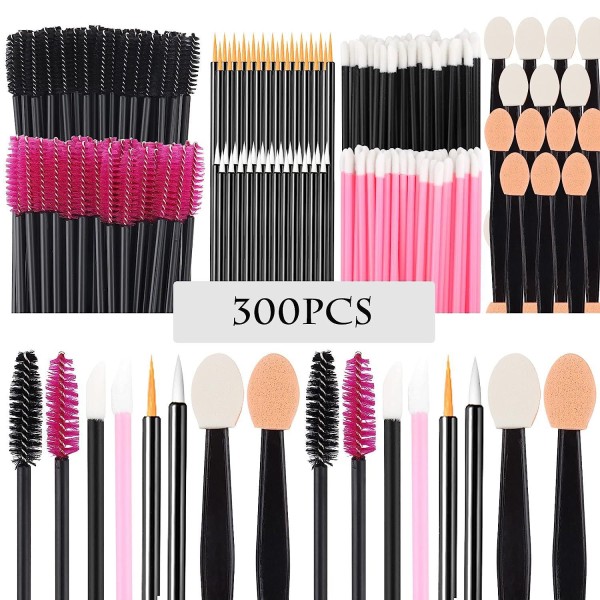 Makeup Tool Kit Factory - 300pcs Eyeshadow Eyelash Mascara Brushes Set