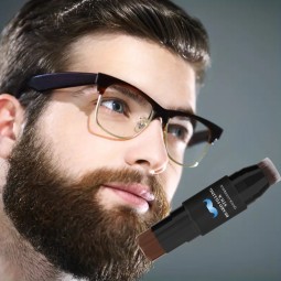 Beard Pencil Supplier - 2 in 1 Beard Pencil Filling with Brush for Men