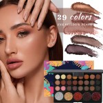 Eyeshadow Palette Factory - 29 Colors Pearlescent Glitter Smoky Multi-color