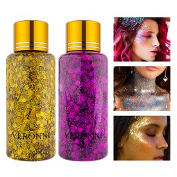 Eye Glitter Factory - 9 Colors Eye Glitter Hair Body Face Chunky Glitter