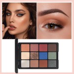 Eye Shadow Palette Supplier - 12 Colors Matte Glitter Natural High Pigment