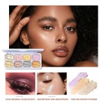Highlighter Palette Supplier - Cosmetics 8 Color Face Long Lasting Shimmer