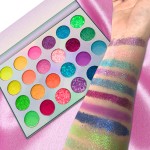 Eyeshadow Palette Supplier - 24 Color Neon Halloween Matte Shimmer High Pigmented