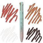 Makeup Pen Manufacturer - 4 In 1 Touch up 4-color Eyebrow Eyeliner Lip