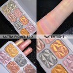 Highlighter Palette Supplier - Cosmetics 8 Color Face Long Lasting Shimmer