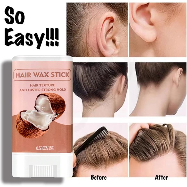 Hair Wax Stick Supplier - Wholesale 15g Long Lasting Anti Frizz Slick