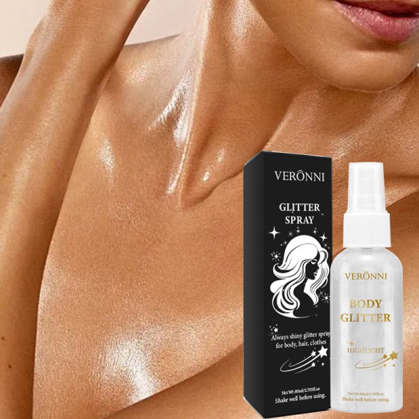 Body Glitter Spray Supplier - Body Glitter Mist Spray Liquid Highlighter