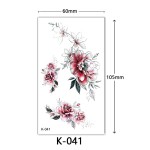 Temporary Tattoo Supplier - Non-toxic Waterproof Fake Herbal Tattoo Sticker