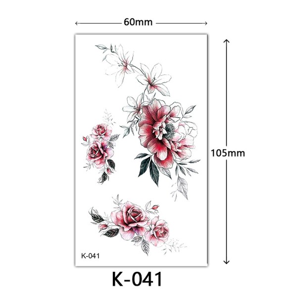 Temporary Tattoo Supplier - Non-toxic Waterproof Fake Herbal Tattoo Sticker