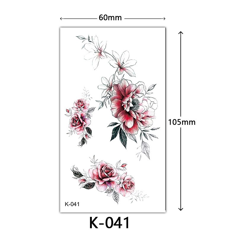 Temporary Tattoo Supplier - Non-toxic Waterproof Fake Herbal Tattoo Sticker