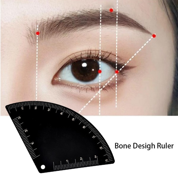 Eyebrow Ruler Supplier - Stainless Steel Eyebrow Mapping Ruler Tool