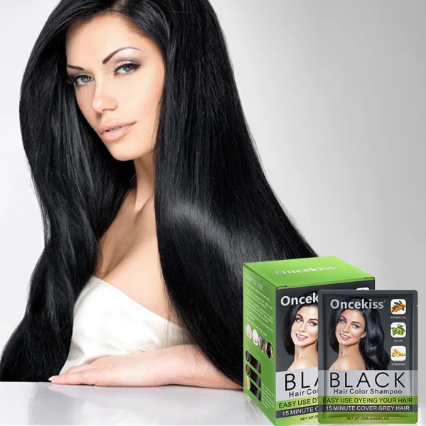 Hair Color Shampoo Factory - Fast Black Gray Hair Color Dye Natural Shampoo
