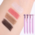 Multicolor Makeup Pen Supplier - 4-in-1 Multicolor Eyebrow Eyeliner Highlight