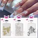 Butterfly Nail Charms Factory - 20pcs/bag Alloy Nail Art Jewelry 3d