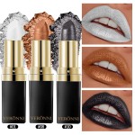 Glitter Lipstick Factory - 10 Color Waterproof Full Coverage Pearlescent
