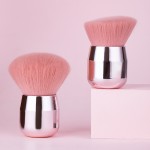 Nail Art Brush Manufacturer - Pink Soft Round Head Dust Cleaning Powder