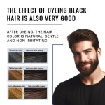 Hair Color Shampoo Manufacturer - 200ml Beard Dye Shampoo Cream for Men