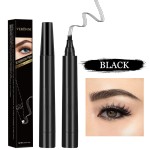 Eyebrow Pen Manufacturer - 2 Color Eye Brow Tint 4 Fork Microblading Pencil
