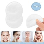 Cotton Pads Supplier - 100PCS Round 100% Cotton Soft Make up Remover